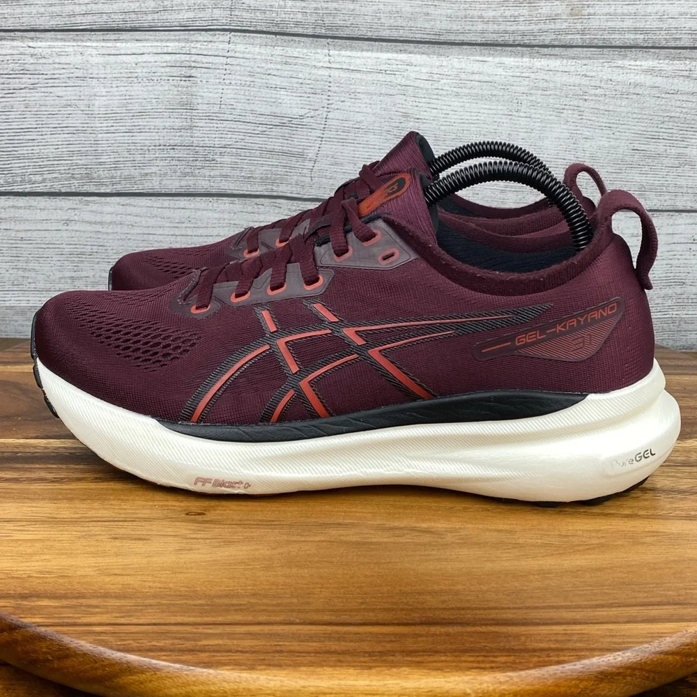 Asics Gel Kayano 31 Deep Mars Maroon Running Shoe 1011B867 Men’s 8 / Women’s 9.5